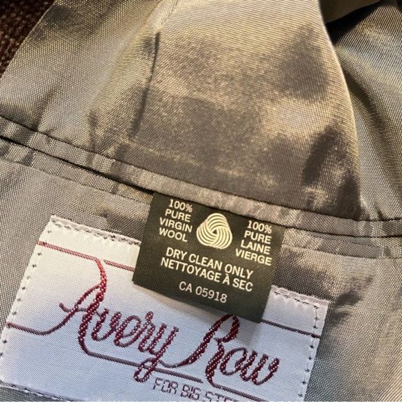 Vintage 100% virgin wool dark brown women blazer size S - Picture 4 of 10